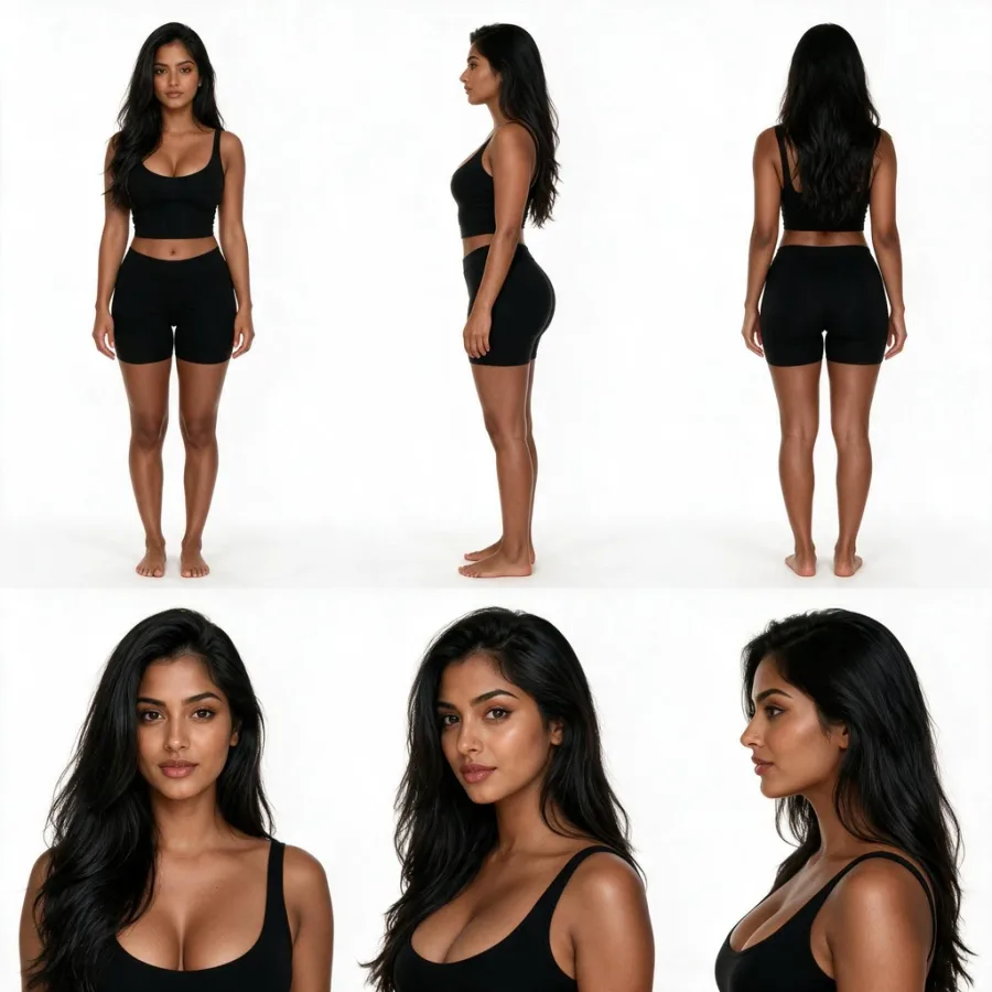 Anaya Kapoor - character-lock reference 2