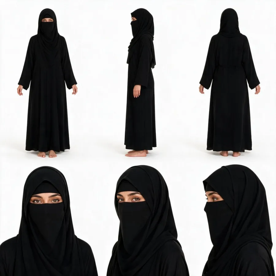 Layla Mansour - character-lock reference 2