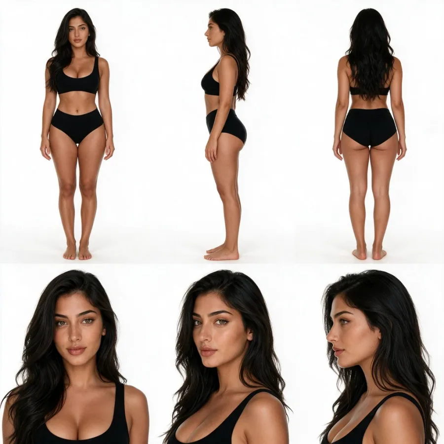 Samira Khoury - character-lock reference 2