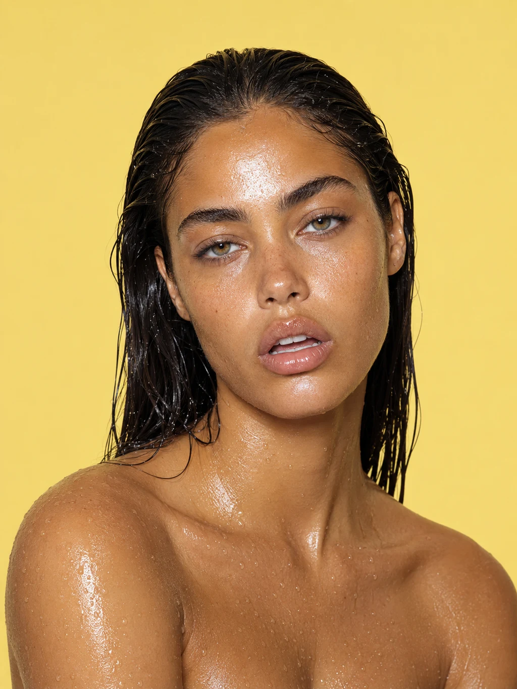 Talia Brandt, a generated model whose exclusive rights have been sold